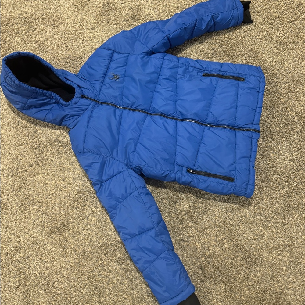 Boys XL 18-20 Spyder Nexus Thermaweb puffy coat w pockets